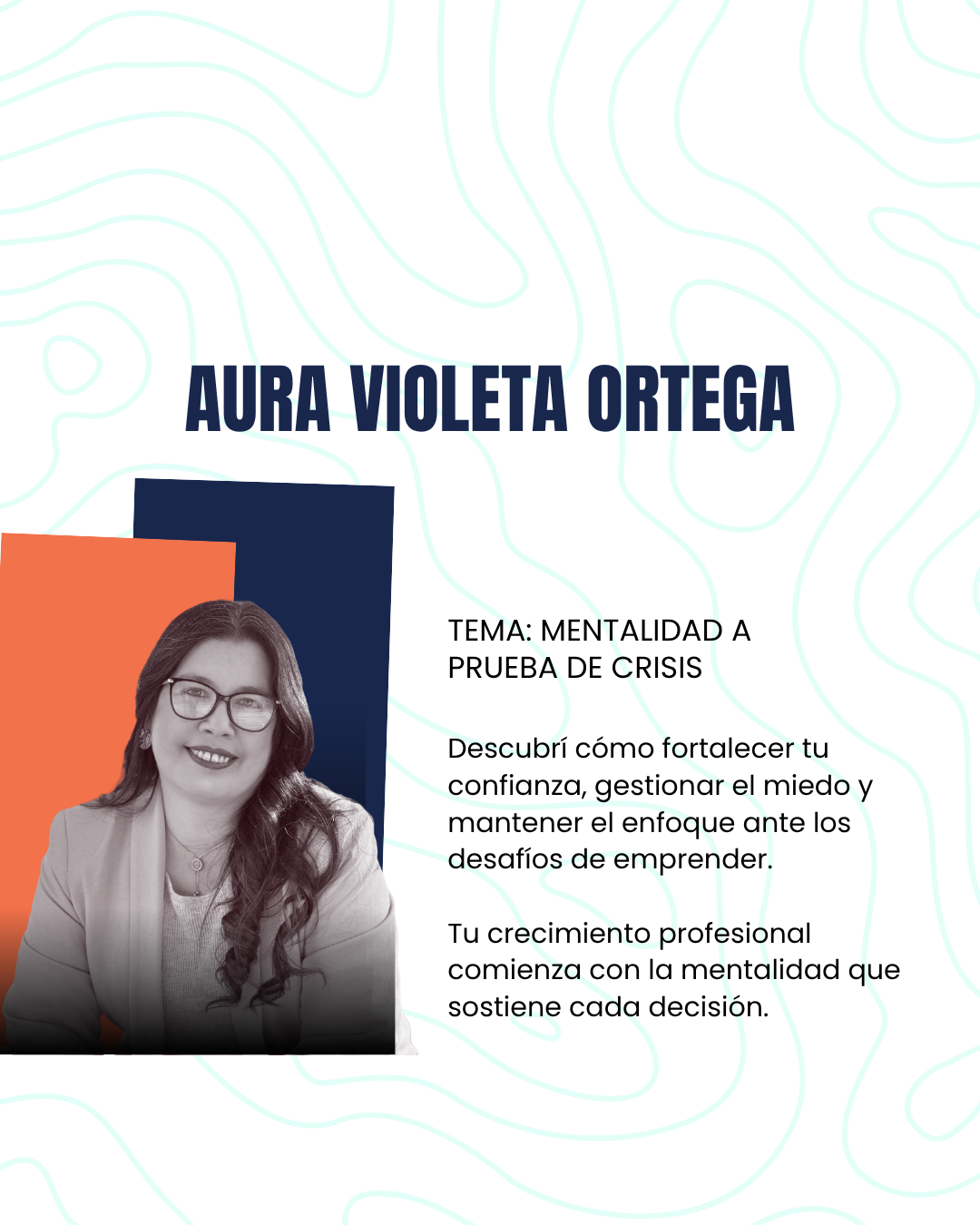 Flyer de Aura Violeta Ortega