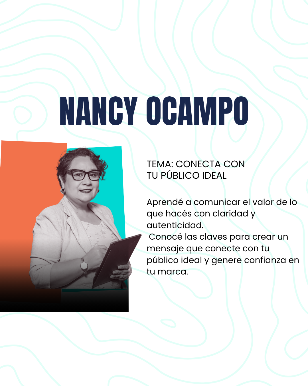 Flyer de Nancy Ocampo